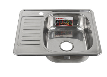 Мойка врезная 58*48 h 18 см